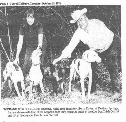 catahoula leopard dog history